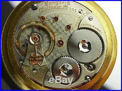 Antique Waltham Vanguard 21 jewels 18s pocket watch. 1900. Gold filled case