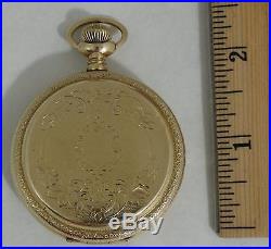 Antique Warranted 14K Gold Waltham Hunter Case Pocket Watch, NR