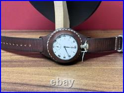 Antique Watch Pocket Watch Mechanical Swiss Rode Co Leather Case Men's Rare Old