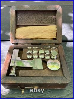 Antique Watchmaker Pocket Watch Case Dent Distortion Repair Tool Box Set Rare