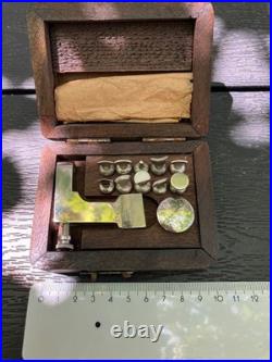 Antique Watchmaker Pocket Watch Case Dent Distortion Repair Tool Box Set Rare