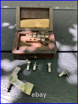 Antique Watchmaker Pocket Watch Case Dent Distortion Repair Tool Box Set Rare