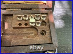 Antique Watchmaker Pocket Watch Case Dent Distortion Repair Tool Box Set Rare