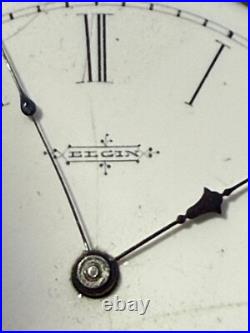 Antique Working 1887 Elgin Hunting Pocket Watch 6S 7J Champion 10k GF Case