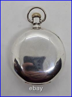 Antique Working 1887 ROCKFORD Coin Silver Victorian Gents 11J Pocket Watch 18s