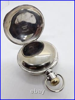 Antique Working 1887 ROCKFORD Coin Silver Victorian Gents 11J Pocket Watch 18s