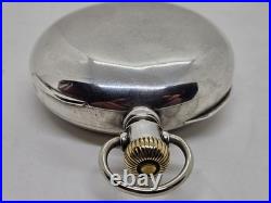 Antique Working 1887 ROCKFORD Coin Silver Victorian Gents 11J Pocket Watch 18s