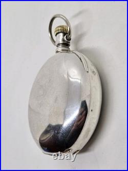 Antique Working 1887 ROCKFORD Coin Silver Victorian Gents 11J Pocket Watch 18s