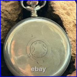Antique Zenith Pocket Watch Mechanical Swiss Silver 800 Grand Prix Breguet Rare