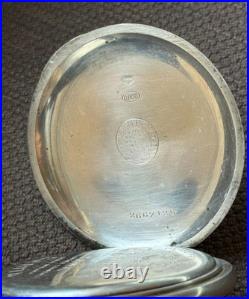 Antique Zenith Pocket Watch Mechanical Swiss Silver 800 Grand Prix Breguet Rare