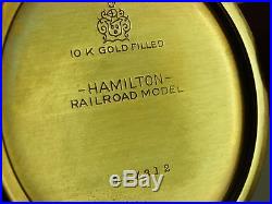 Antique all original 16s Hamilton 992 Rail Road pocket watch 1929. Model 6 case