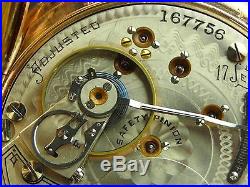 Antique all original 18s Hamilton 927 pocket watch 1902. Very nice Hunter case