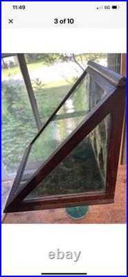 Antique countertop Mercantile Ingersoll Pocket Watch Display Case