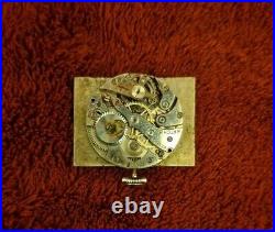 Antique mens Benrus engraved white case, nice dial 1920s Vintage Watch