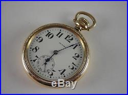 Antique original 16s E. Howard Series 11 Rail Road chronometer 1915. Great case