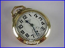 Antique original 16s Elgin B. W. Raymond Rail Road pocket watch 1954. Lovely case