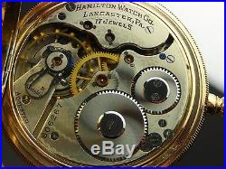 Antique original Hamilton 975 pocket watch 1910. Amazing condition! Hunter case