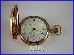 Antique original Hamilton Hayden Wheeler pocket watch 1897. Amazing Hunter case