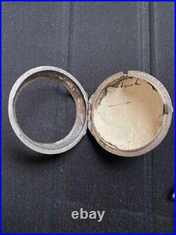 Antique pair case repousse verge fusee pocket watch c. 1782 Josephson London runs
