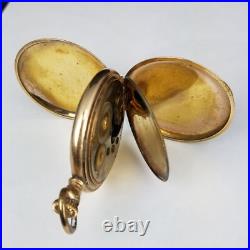 Antique pocket watch 11J W. C. Co 16s DOUBLE HUNTER 10k or 14k GOLD filled
