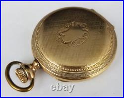 Antique pocket watch 11J W. C. Co 16s DOUBLE HUNTER 10k or 14k GOLD filled