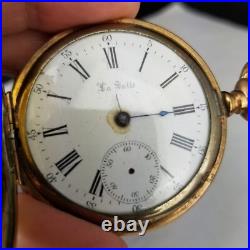 Antique pocket watch 11J W. C. Co 16s DOUBLE HUNTER 10k or 14k GOLD filled