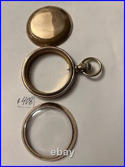 Antique pocket watch case, 14 K gold filled, size 18