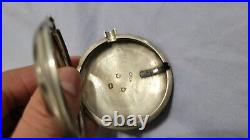 Antique pocket watch double silver case. ANERDEEN
