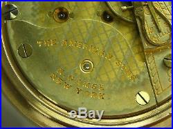 Antique unusual 21j Illinois Gr. 89 Rail Road pocket watch 1913. Beautiful case