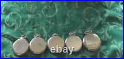 Antq&Vntg Pocket Watch Collec. Lot 11 inHandmade Display Case 10Wx7Lx4D/Read