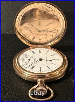 Army &Navy Illinois Washington size 12, 19 jewels Hunter case Pocket watch 1909