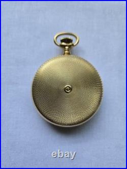 Arnex 17 Jewels Full Hunter Yellow Gold Vintage Customized Pocket Watch