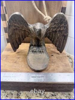Arnex Eagle Pocket Watch Holder Stand Gold Tone Bird Figurine Desktop Display