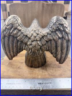 Arnex Eagle Pocket Watch Holder Stand Gold Tone Bird Figurine Desktop Display