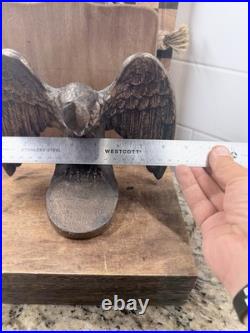 Arnex Eagle Pocket Watch Holder Stand Gold Tone Bird Figurine Desktop Display