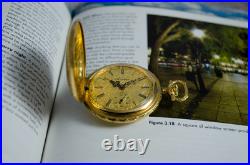 Arnex Swiss Pocket Watch Unitas 6498 17J Manual Wind Vintage Cast Relief Case