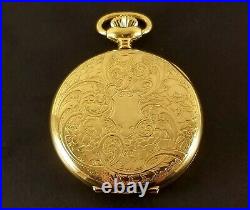 Arnex Time Co. Pocket Watch 17 Jewels Swiss Made Gold Tone Hunter Case