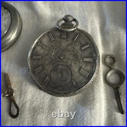 Atq Pocket Watch Repair Lot IWC Case Jacot Locle Waltham Tacy Swiss Parts Tools
