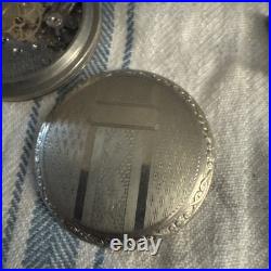 Atq Pocket Watch Repair Lot IWC Case Jacot Locle Waltham Tacy Swiss Parts Tools