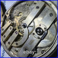 Atq Pocket Watch Repair Lot IWC Case Jacot Locle Waltham Tacy Swiss Parts Tools
