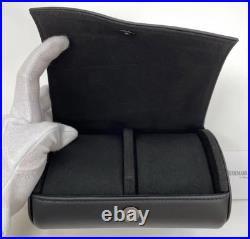 Audemars Piguet 2 Watch Black Leather Travel Case / Pouch