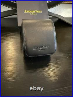 Audemars Piguet AP Black Leather Travel Watch Case Pouch