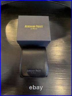 Audemars Piguet AP Black Leather Travel Watch Case Pouch