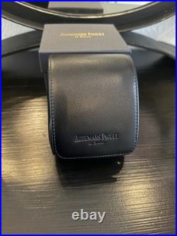 Audemars Piguet AP Black Leather Travel Watch Case Pouch