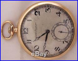 Audemars Piguet Chronometre Pocket Watch Open Face 18K solid gold case 46 mm