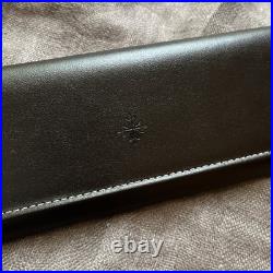 Auth PATEK PHILIPPE VIP Brown Leather Watch Travel case / pouch