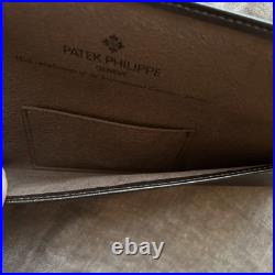 Auth PATEK PHILIPPE VIP Brown Leather Watch Travel case / pouch