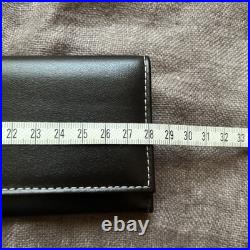 Auth PATEK PHILIPPE VIP Brown Leather Watch Travel case / pouch