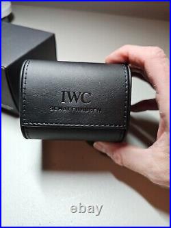 Authentic New IWC SCHAFFHAUSEN Watch OEM Black Travel Case IWA68258