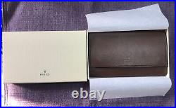 Authentic Rolex 3 Watch leather travel pouch/case Holder? Brown/new In Box